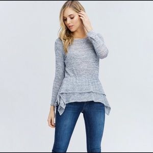 Papermoon "Camila Ruffle Knit Top"